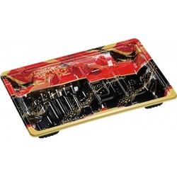 弁当容器 MSDアコード23-15-3万彩赤 エフピコ