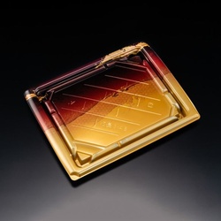 リスパック 寿司容器 バイオ板長 3-4B おおみ金 本体