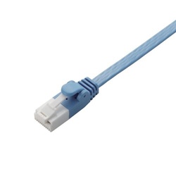 ＣＡＴ６フラットＬＡＮケーブル／０．５ｍ／ブルー