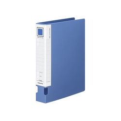 チューブファイルＶツイン　Ａ４縦　４０ｍｍ　青