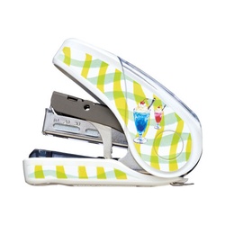 【廃番商品】レトロ喫茶柄　サクリフラット　クリームソーダ