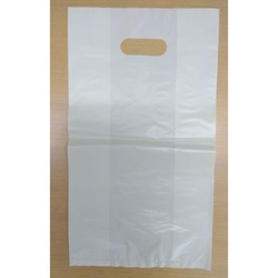 ポリ手提げ パン袋ベージュ無地 M リュウグウ