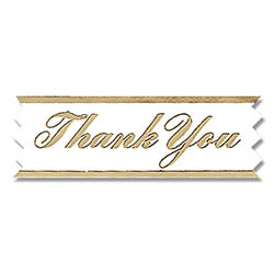 【廃番商品】ギフトシール サンキューＡ ９６片