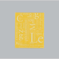 製菓向け袋 カマス GT(透明タイプ) No.2 洋柄イエロー バラ 福助工業