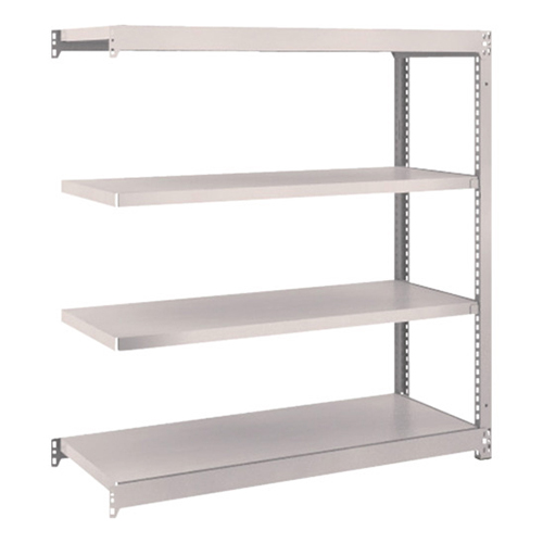 ＴＲＵＳＣＯ スチールラック Ｍ1.5型軽中量棚 1160×445×1200mm 4段 連結 ネオグレー M1.54444B