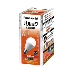 パルック　ＬＥＤ電球６０形電球色　Ｅ２６