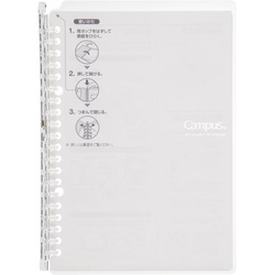 キャンパスバインダー　スマートリング　Ａ５　透明