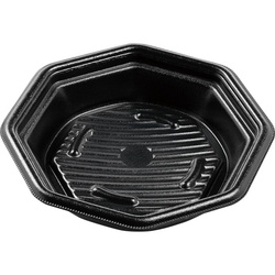 惣菜容器 MFPグラブ八角 20-20(40) 本体 黒 エフピコ