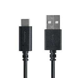 ＵＳＢ２．０準拠Ａ−Ｃケーブル／１．０ｍ／ブラック