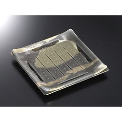 中央化学 刺身容器 CT 波ね皿 20-20 壮月BK-BK 本体