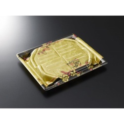 中央化学 刺身容器 漁台20-17 こがねYG 本体