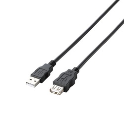 エコＵＳＢ２．０延長ケーブル　２ｍ　ＢＫ