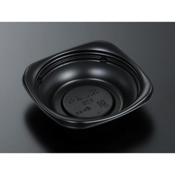 中央化学 軽食容器 CT 菜こまち 125 BK 本体