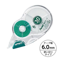 ３０ｍ修正テープＰライン　使い切り６ｍｍ