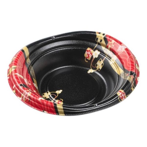 どんぶり容器 MFPオーバル丼16-14(39)小町赤 エフピコ