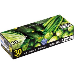 チャックさんフリーザー袋　大　３０枚入×４箱