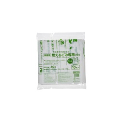 市町村ゴミ袋 児玉郡市共通指定 家庭用 可燃 30L (小) 手付 10枚 ジャパックス