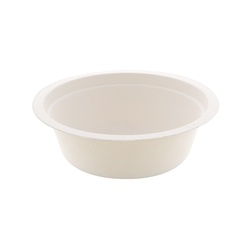 HEIKO 紙皿 業務用 バガスペーパーウェア どんぶり ホワイト 350ml 50枚/袋