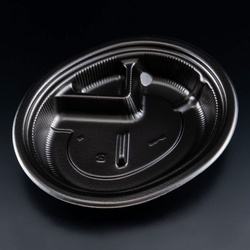 リスパック カレー容器 カレー 黒 本体