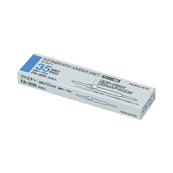 ＰＯ鋼板ファスナー３５ｍｍ粘着シール付　５０本