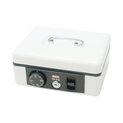【廃番商品】手提金庫　ホワイト　ＤＳ?２１０Ｗ