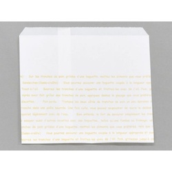 惣菜袋 レシピ柄耐油紙袋No.180 大阪ポリエチレン販売