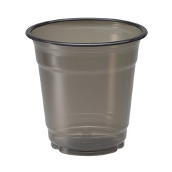 HEIKO 透明カップ A-PET 12オンス浅型 口径92mm Nブラック 50個/袋