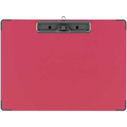 用箋挟Ｂ（総クロス貼り）カラーＡ４長辺とじ赤