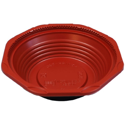 どんぶり容器 KDN155-250朱黒本体 北原産業