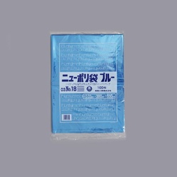 LDゴミ袋 ニューポリ規格袋ブルー 0.03 No.18 福助工業