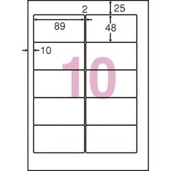 ｎａｎａラベルシンプルパック１０面キヤノン５００枚