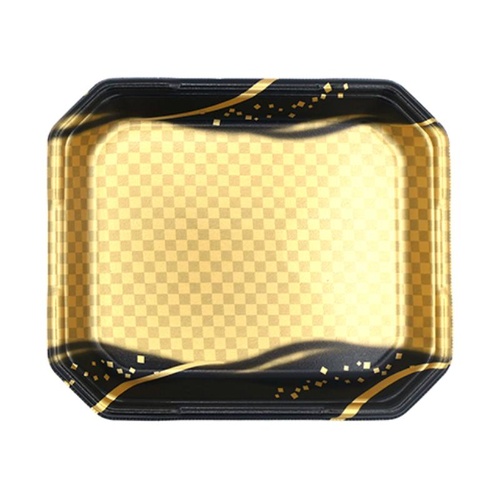 発泡トレー しゃぶしゃぶ長2.5人浅LS 波格子金 エフピコ