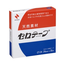 セロハン粘着テープ　大巻　幅２４ｍｍ　１０巻