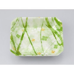 発泡トレー V-惣菜28深 よつば緑 シーピー化成