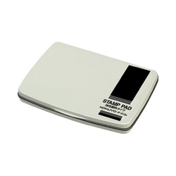 スタンプ台　顔料タイプ大形　盤面１０８×６６ｍｍ黒