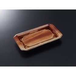 中央化学 寿司容器 HS澄板18-11 つきBR-BK 本体