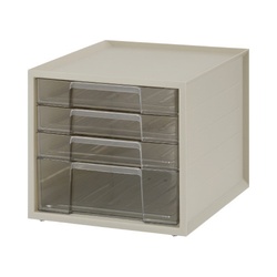 レターケース　ホワイト　浅型３段深型１段　４台