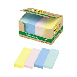 ポストイット　再生紙ふせん　７５×２５　混色２０冊