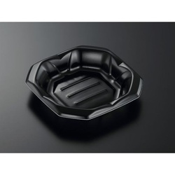 中央化学 刺身容器 波音桶 20-20F 黒