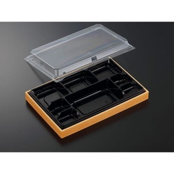 中央化学 折箱 CWA 27-17S 黒-赤杉 (ボ) 蓋セット