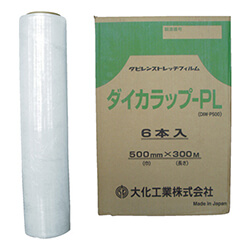 ストレッチフィルム500mm×300m　透明　【大化 ダイカラップ－ＰＬ】