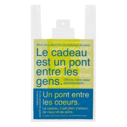 レジ袋 ニューブルー＆グリーンレジバッグ-L(100枚) ヘッズ