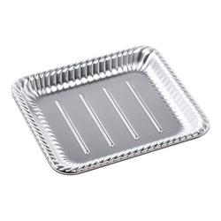 エフピコ オードブル容器 ティアラ角皿25-22 本体 銀