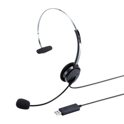 ＵＳＢヘッドセット　ＭＭ−ＨＳＵ１２ＢＫ