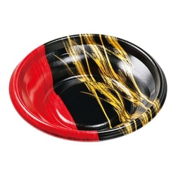 どんぶり容器 MFP-丸丼19(V1)本体 金彩赤黒 エフピコ