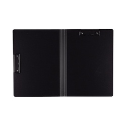 クリップファイル＜ダブル＞発泡美人Ａ４ブラック