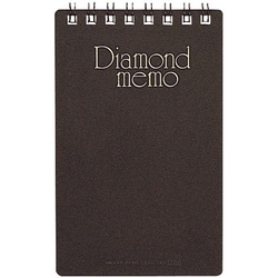 ダイヤメモ＜Ｍ＞黒　５ｍｍ幅罫　４０枚　１０冊