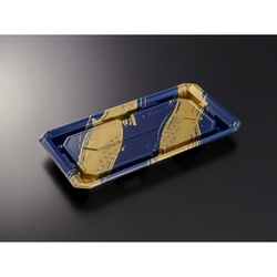 中央化学 寿司容器 HS澄板28-14 麻筆DB-BK 本体