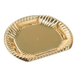 エフピコ オードブル容器 ティアラ半月皿21-18(V1) 本体 金