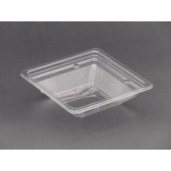 リスパック サラダ容器 バイオカップ プリズム 14-35B 本体